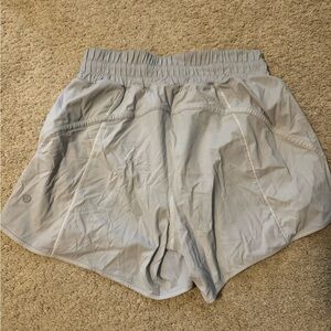 White Women’s Athletic Shorts - lululemon athletica Track That 5” Women’s Size 6